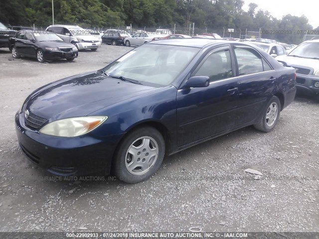 4T1BF32KX2U503095 - 2002 TOYOTA CAMRY LE/XLE/SE Mavi foto 2