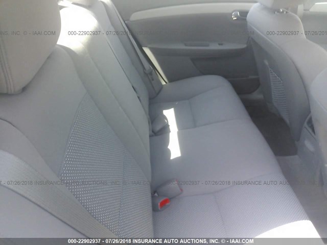 1G1ZB5EB0AF113561 - 2010 CHEVROLET MALIBU LS SILVER photo 8