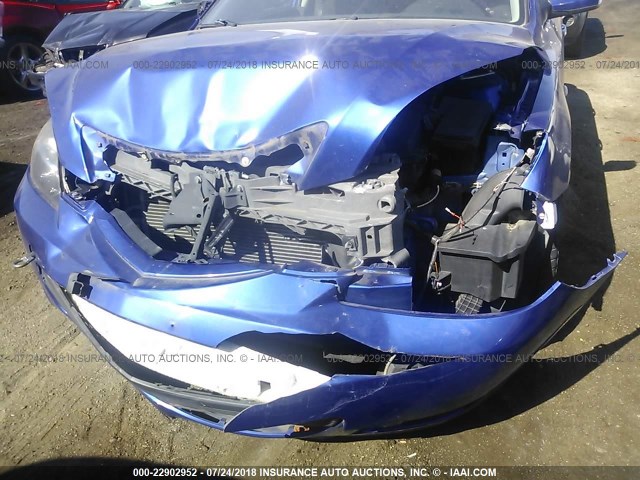 JM1BK343381776217 - 2008 MAZDA 3 HATCHBACK BLUE photo 6