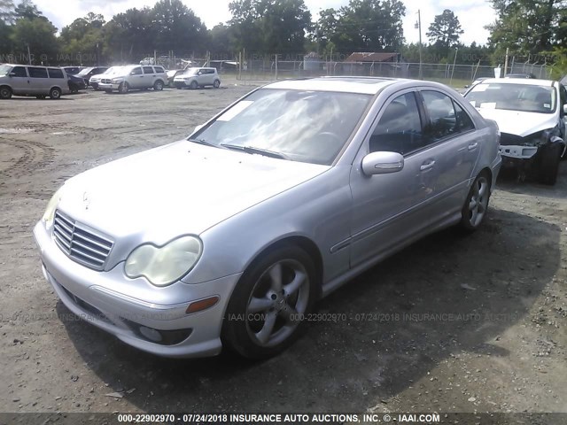 WDBRF52H66E021743 - 2006 MERCEDES-BENZ C GENERATION 2006 230 SILVER photo 2