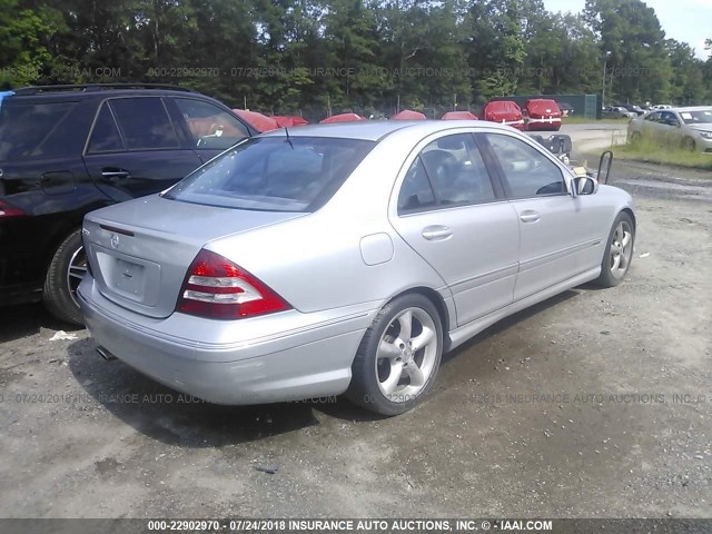 WDBRF52H66E021743 - 2006 MERCEDES-BENZ C GENERATION 2006 230 SILVER photo 4