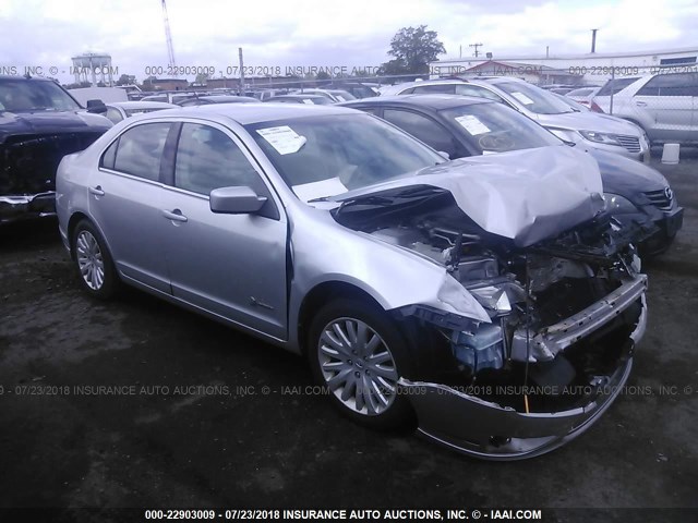 3FADP0L30BR344309 - 2011 FORD FUSION HYBRID SILVER photo 1