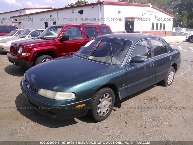 1YVGE22C2S5383586 - 1995 MAZDA 626 DX/LX GREEN photo 2