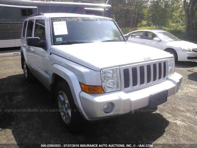 1J8HG48KX6C337402 - 2006 JEEP COMMANDER SILVER photo 1