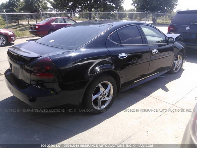 2G2WS522741275136 - 2004 PONTIAC GRAND PRIX GT2 შავი ფოტო 4