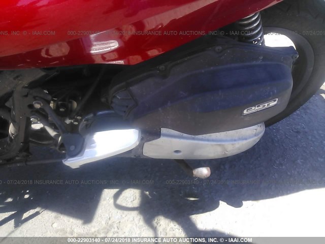 MLHKF1218D5005181 - 2013 HONDA PCX 150 RED photo 9