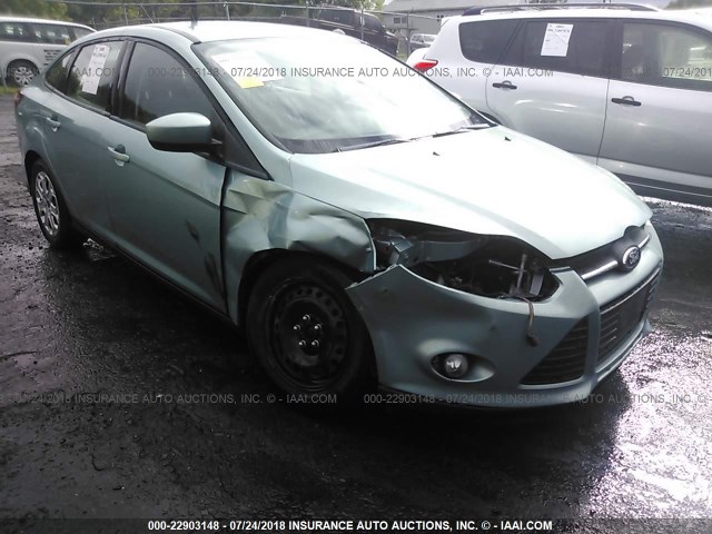 1FAHP3F28CL455776 - 2012 FORD FOCUS SE TEAL photo 6