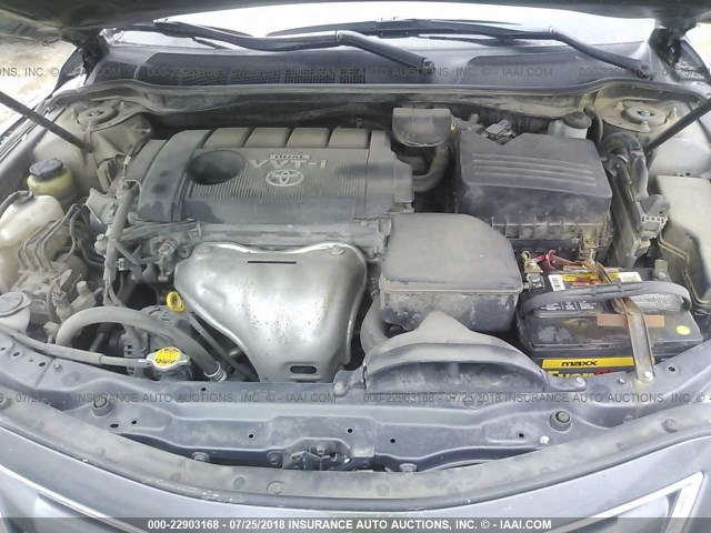 4T1BF3EK6AU054573 - 2010 TOYOTA CAMRY SE/LE/XLE 灰色 照片 10
