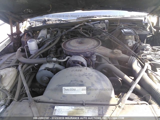 1G6AD698XD9265355 - 1983 CADILLAC DEVILLE YELLOW photo 10