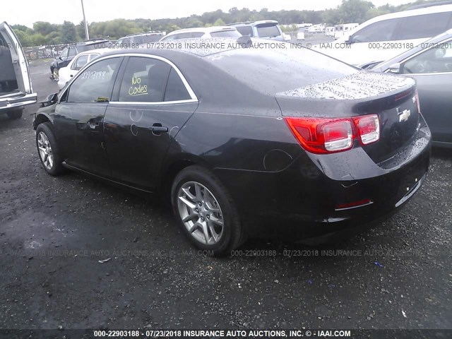 1G11D5RRXDF108936 - 2013 CHEVROLET MALIBU 1LT 黑色 照片 3