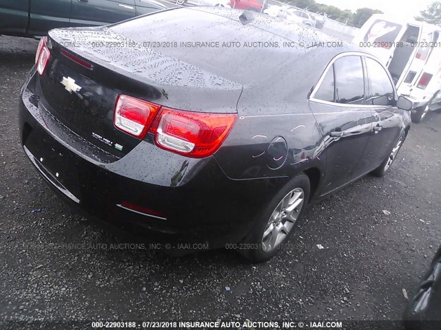 1G11D5RRXDF108936 - 2013 CHEVROLET MALIBU 1LT BLACK photo 4