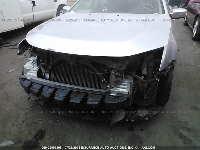 3FAHP0HA0CR118202 - 2012 FORD FUSION SE SILVER photo 6