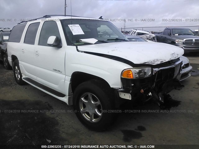 1GKFK66U86J168302 - 2006 GMC YUKON XL DENALI WHITE photo 1