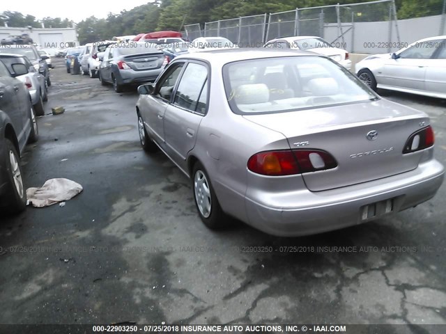 1NXBR12E6XZ255988 - 1999 TOYOTA COROLLA VE/CE/LE 棕色 照片 3