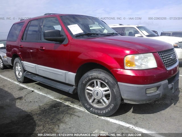 1FMPU15L03LC59033 - 2003 FORD EXPEDITION XLT RED photo 1