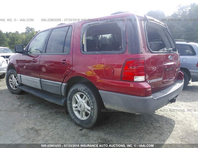 1FMPU15L03LC59033 - 2003 FORD EXPEDITION XLT RED photo 3