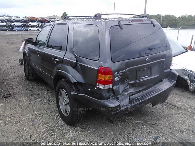 1FMCU94103KC64882 - 2003 FORD ESCAPE LIMITED GRAY photo 3
