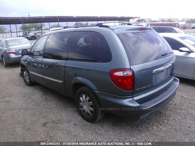 2A4GP54LX7R233115 - 2007 CHRYSLER TOWN & COUNTRY TOURING BLUE photo 3