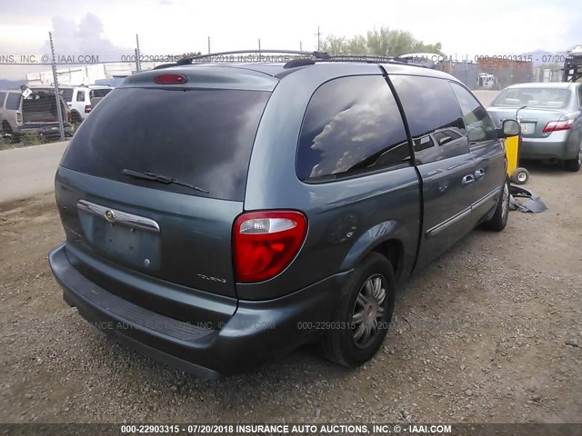 2A4GP54LX7R233115 - 2007 CHRYSLER TOWN & COUNTRY TOURING BLUE photo 4