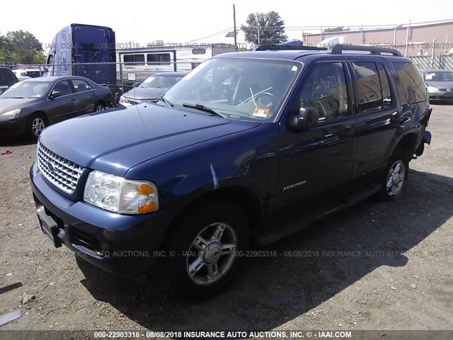 1FMZU73E15UA68900 - 2005 FORD EXPLORER XLT/XLT SPORT/NBX 蓝色 照片 2