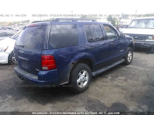 1FMZU73E15UA68900 - 2005 FORD EXPLORER XLT/XLT SPORT/NBX 蓝色 照片 4