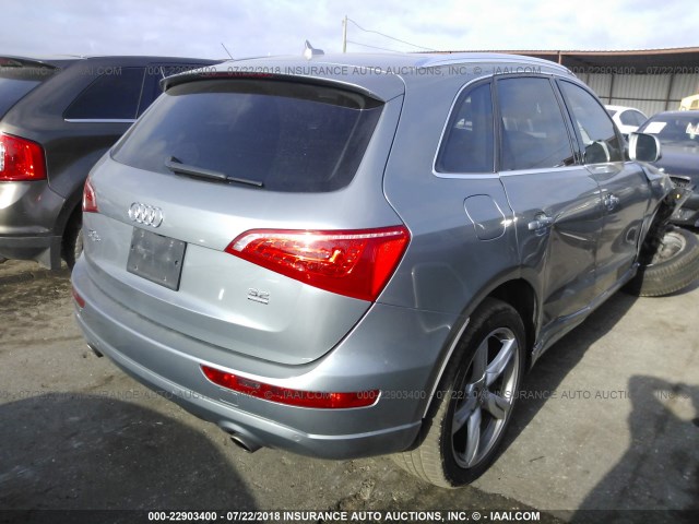 WA1VKAFP6AA031396 - 2010 AUDI Q5 PRESTIGE GRAY photo 4