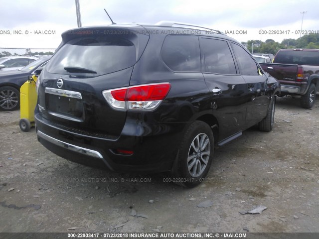 5N1AR2MN6GC621338 - 2016 NISSAN PATHFINDER S/SV/SL/PLATINUM BLACK photo 4