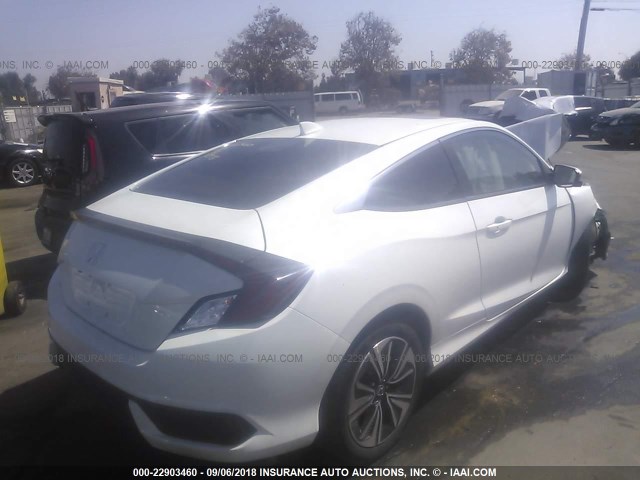 2HGFC3B75HH350052 - 2017 HONDA CIVIC EXL 白色 照片 4