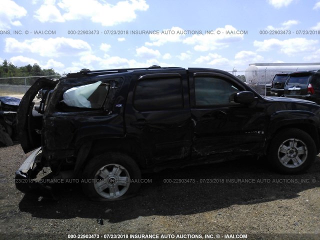 1GNFK23009R260667 - 2009 CHEVROLET TAHOE K1500 LT BLACK photo 6