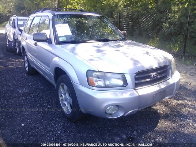 JF1SG656X3G767313 - 2003 SUBARU FORESTER 2.5XS Күміс фото 1