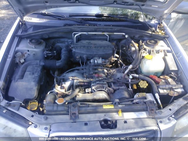 JF1SG656X3G767313 - 2003 SUBARU FORESTER 2.5XS Күміс фото 10