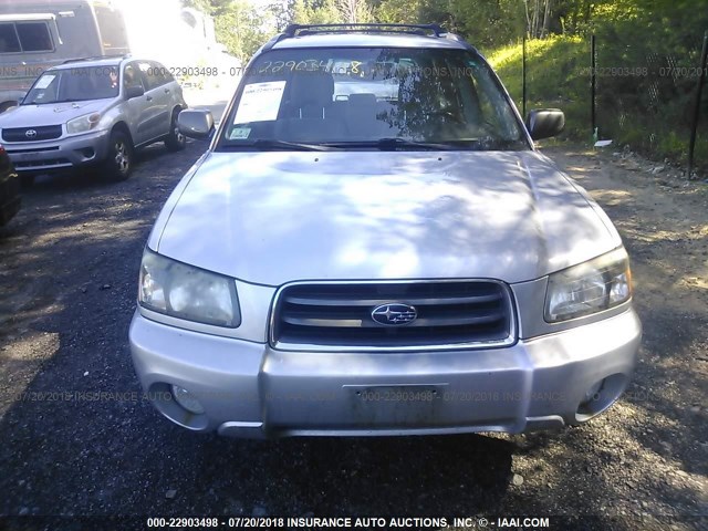JF1SG656X3G767313 - 2003 SUBARU FORESTER 2.5XS Күміс фото 6