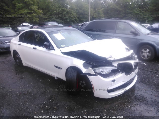 WBAKA8C53ACY35955 - 2010 BMW 750 I WHITE photo 1