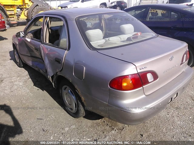 1NXBR12E3XZ172020 - 1999 TOYOTA COROLLA VE/CE/LE 棕色 照片 3