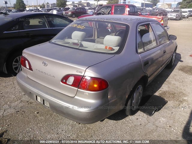 1NXBR12E3XZ172020 - 1999 TOYOTA COROLLA VE/CE/LE 棕色 照片 4