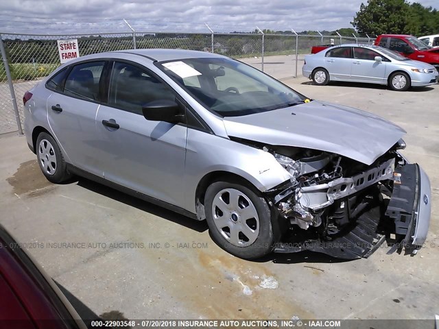 1FADP3E23GL245544 - 2016 FORD FOCUS S SILVER photo 1