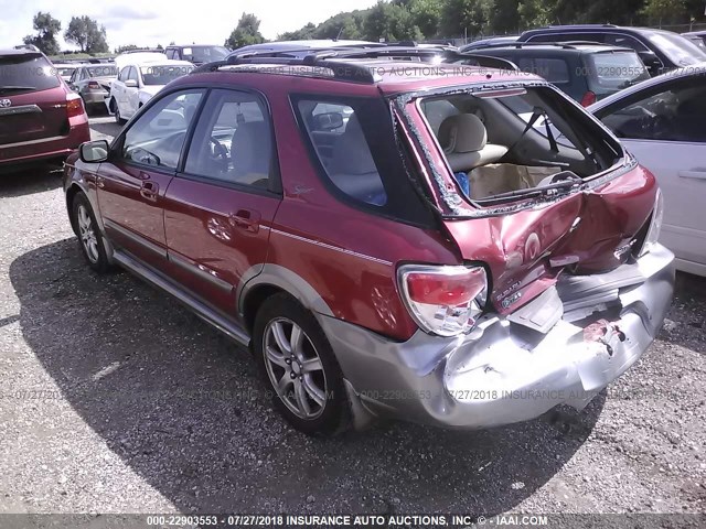 JF1GG63697H811360 - 2007 SUBARU IMPREZA OUTBACK SPORT/OUTBACK SPC RED photo 3