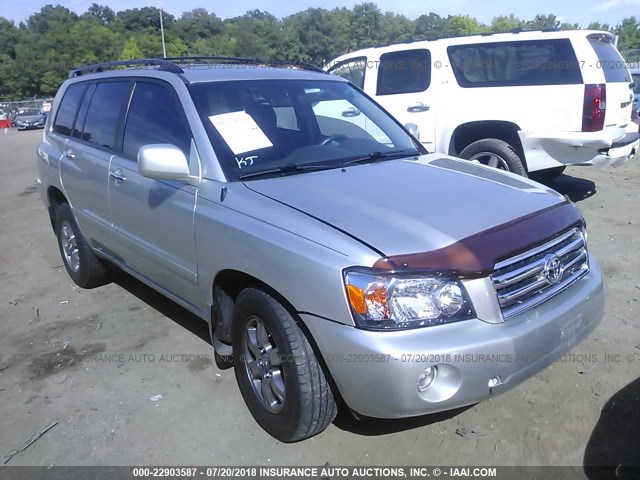 JTEEP21A250114461 - 2005 TOYOTA HIGHLANDER LIMITED SILVER photo 1