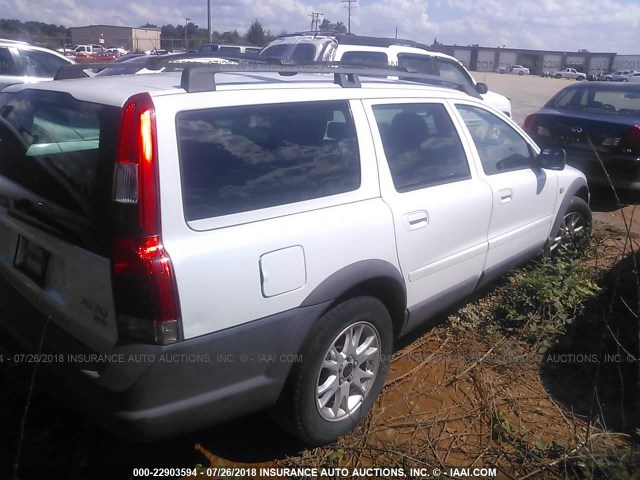 YV1SZ59H041160832 - 2004 VOLVO XC70 WHITE photo 4