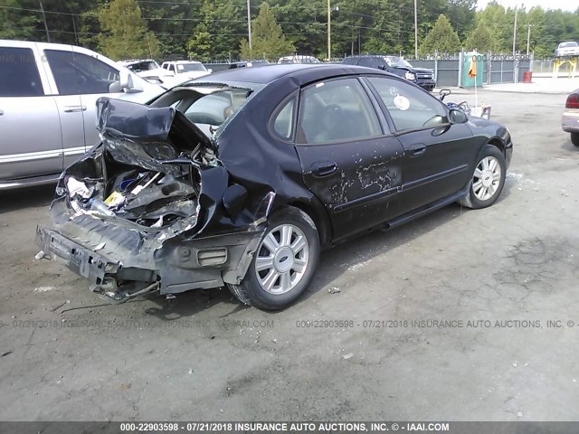 1FAFP56295A256091 - 2005 FORD TAURUS SEL 黑色 照片 4