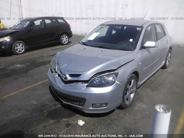 JM1BK343571692737 - 2007 MAZDA 3 HATCHBACK SILVER photo 2