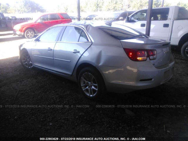 1G11C5SL2FF169130 - 2015 CHEVROLET MALIBU 1LT ვერცხლისფერი ფოტო 3