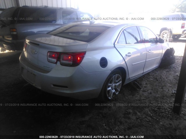 1G11C5SL2FF169130 - 2015 CHEVROLET MALIBU 1LT ვერცხლისფერი ფოტო 4