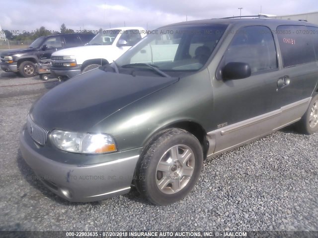 4M2ZV14TX2DJ16217 - 2002 MERCURY VILLAGER ESTATE GREEN photo 6