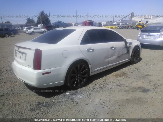 1G6DZ67A080192883 - 2008 CADILLAC STS WHITE photo 4