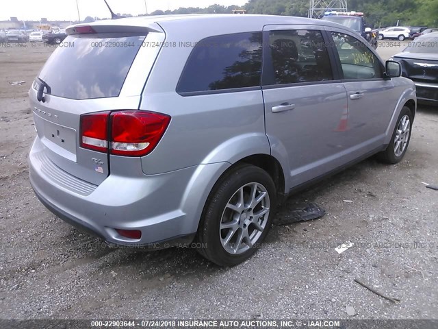 3C4PDDEG5FT579238 - 2015 DODGE JOURNEY R/T GRAY photo 4