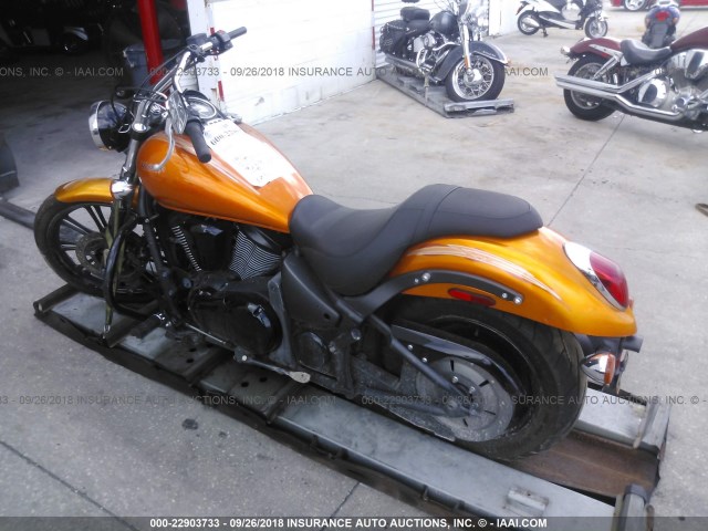 JKAVN2C18CA050676 - 2012 KAWASAKI VN900 C ORANGE photo 3