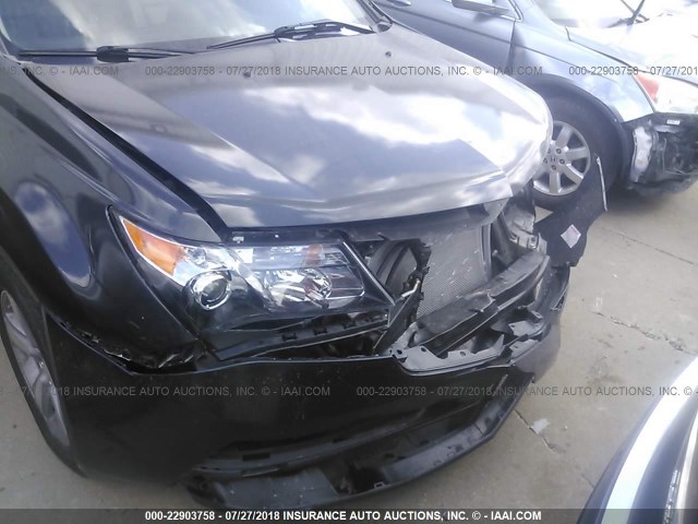 2HNYD2H35DH517405 - 2013 ACURA MDX TECHNOLOGY GRAY photo 6
