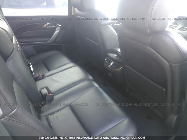 2HNYD2H35DH517405 - 2013 ACURA MDX TECHNOLOGY GRAY photo 8
