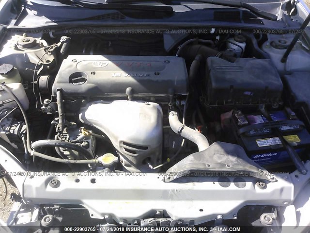 4T1BE32K13U718546 - 2003 TOYOTA CAMRY LE/XLE/SE 银色 照片 10